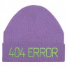 Шапка 404 Error, сиреневая - 