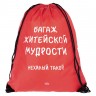 Рюкзак «Багаж житейской мудрости», красный - 