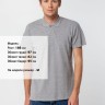 Рубашка поло мужская Summer 170, серый меланж - 
