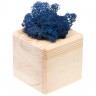 Декоративная композиция GreenBox Wooden Cube, синий - 