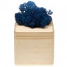 Декоративная композиция GreenBox Wooden Cube, синий - 