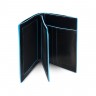 Бумажник Piquadro Blue Square, вертикальный, черный - 