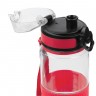 Бутылка для воды Fata Morgana, прозрачная с красным - 