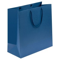 Пакет бумажный Porta, большой, синий