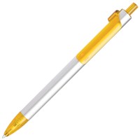PIANO, ручка шариковая, серебристый/желтый, металл/пластик 