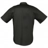 Рубашка мужская с коротким рукавом Brisbane, черная - 