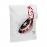Холщовая сумка «Щит Капитана Америки», белая - 