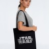 Холщовая сумка Star Wars Silver, черная - 