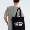 Холщовая сумка Star Wars Silver, черная - 