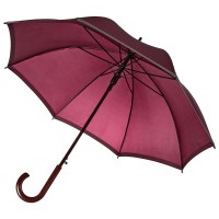 Зонт-трость светоотражающий Unit Reflect, бордовый