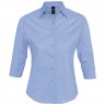 Рубашка женская с рукавом 3/4 Effect 140, голубая - 