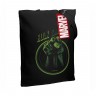 Холщовая сумка Hulk Smash, черная - 