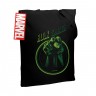 Холщовая сумка Hulk Smash, черная - 