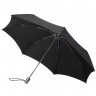 Складной зонт Alu Drop, 3 сложения, 7 спиц, автомат, черный - 