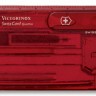 Набор инструментов SwissCard Quattro, красный - 