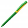 Ручка шариковая Pin Special, зелено-желтая - 