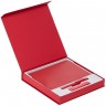 Коробка Memoria под ежедневник, аккумулятор и ручку, красная - 