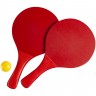Набор для игры в пляжный теннис Cupsol, красный - 