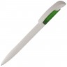 Ручка шариковая Bio-Pen, белая с зеленым - 