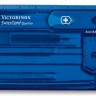 Набор инструментов SwissCard Quattro, синий - 