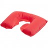 Надувная подушка под шею в чехле Sleep, красная - 