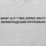 Футболка «Ленинградский почтальон», серый меланж - 