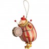Набор из 3 елочных игрушек Circus Collection: барабанщик, акробат и слон - 