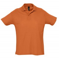 Рубашка поло мужская SUMMER II, S, оранжевый, 100% хлопок, 170г/м2
