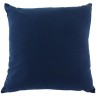 Чехол на подушку Lazy flower, квадратный, темно-синий - 