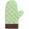 Прихватка-рукавица Keep Palms, зеленая - 