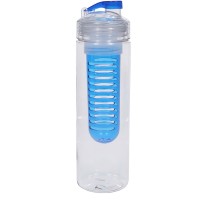 Бутылка для воды "Frutti", пластиковая, с контейнером для ягод и фруктов, 700 мл., синий