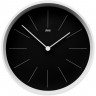 Часы настенные Neo, черные с белым - 