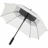 Квадратный зонт-трость Octagon, черный с белым - 