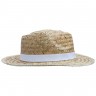 Шляпа Daydream, бежевая с белой лентой - 