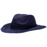Шляпа Daydream, синяя с черной лентой - 