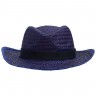 Шляпа Daydream, синяя с черной лентой - 