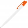 Ручка шариковая Champion ver.2, белая с оранжевым - 