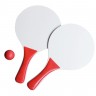 Набор для игры в пляжный теннис Cupsol, красный с белым - 