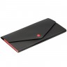 Органайзер для путешествий Envelope, черный с красным - 