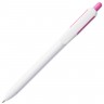 Ручка шариковая Bolide, белая с розовым - 