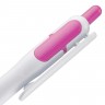 Ручка шариковая Bolide, белая с розовым - 
