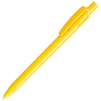 Ручка шариковая TWIN SOLID, желтый, пластик 