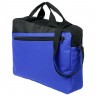 Конференц-сумка Unit Diagonal, сине-черная - 
