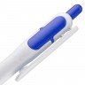 Ручка шариковая Bolide, белая с синим - 