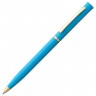 Ручка шариковая Euro Gold, голубая - 