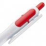 Ручка шариковая Bolide, белая с красным - 