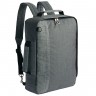 Рюкзак для ноутбука 2 в 1 twoFold, серый с темно-серым - 
