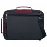 Рюкзак для ноутбука 2 в 1 twoFold, серый с бордовым - 