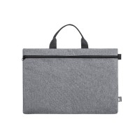 Конференц-сумка DIVAZ, серый, 39 х 27 x 3,5 см,  100% переработанный полиэстер 600D