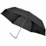Складной зонт Alu Drop S, 3 сложения, 7 спиц, автомат, черный - 